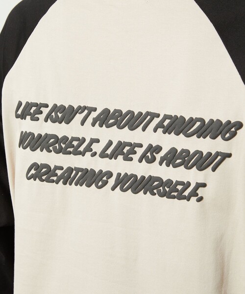 FREAK'S STORE(フリークスストア)の「【限定展開】w/ the Parks/ウィズザパークス LIFE…発泡 back print raglan tee/バックプリントラグランTシャツ(Tシャツ/カットソー・レディース・ブラック/ブラウン系その他/レッド・フリ-)」の22枚目の写真