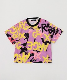 XLARGE KIDS（エクストララージキッズ）の「【WEB限定】ロゴ総柄半袖Tシャツ（Tシャツ/カットソー・キッズ）」