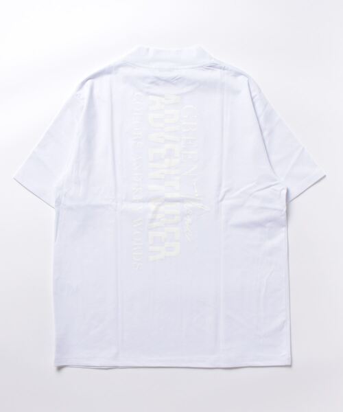 renoma HOMME（レノマオム）の「レノマ オム ロゴプリント モックネック半袖Tシャツ（Tシャツ/カットソー・メンズ・ホワイト/ブラック・MEDIUM/LARGE/X-LARGE）」の7枚目の写真