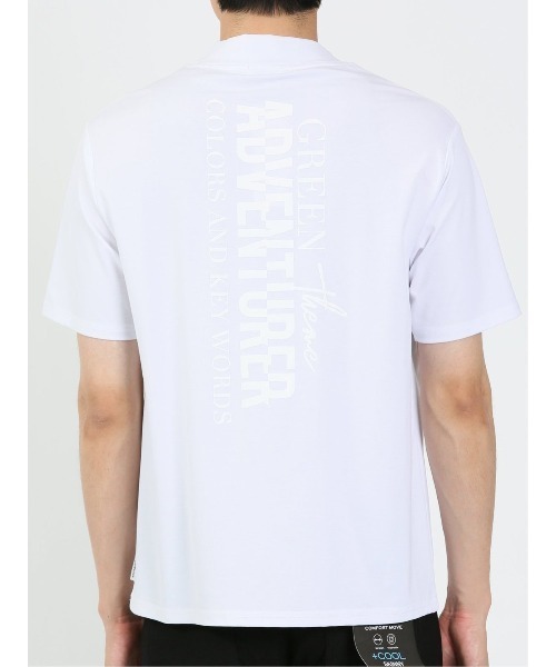 renoma HOMME（レノマオム）の「レノマ オム ロゴプリント モックネック半袖Tシャツ（Tシャツ/カットソー・メンズ・ホワイト/ブラック・MEDIUM/LARGE/X-LARGE）」の17枚目の写真