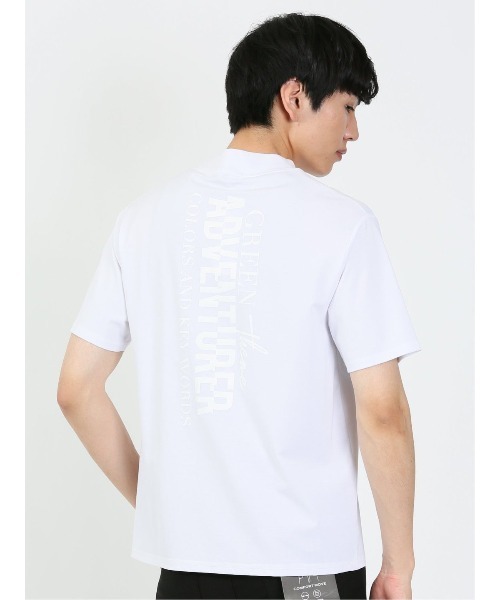 renoma HOMME（レノマオム）の「レノマ オム ロゴプリント モックネック半袖Tシャツ（Tシャツ/カットソー・メンズ・ホワイト/ブラック・MEDIUM/LARGE/X-LARGE）」の15枚目の写真