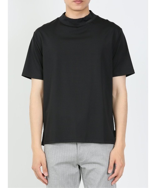 renoma HOMME（レノマオム）の「レノマ オム ロゴプリント モックネック半袖Tシャツ（Tシャツ/カットソー・メンズ・ホワイト/ブラック・MEDIUM/LARGE/X-LARGE）」の12枚目の写真