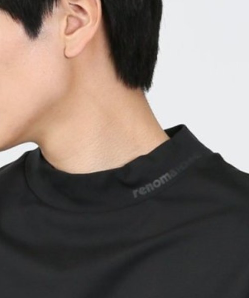 renoma HOMME（レノマオム）の「レノマ オム ロゴプリント モックネック半袖Tシャツ（Tシャツ/カットソー・メンズ・ホワイト/ブラック・MEDIUM/LARGE/X-LARGE）」の14枚目の写真