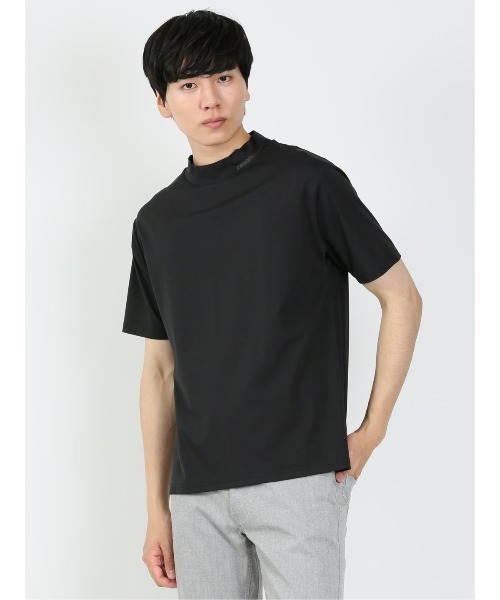 renoma HOMME（レノマオム）の「レノマ オム ロゴプリント モックネック半袖Tシャツ（Tシャツ/カットソー・メンズ・ホワイト/ブラック・MEDIUM/LARGE/X-LARGE）」の10枚目の写真