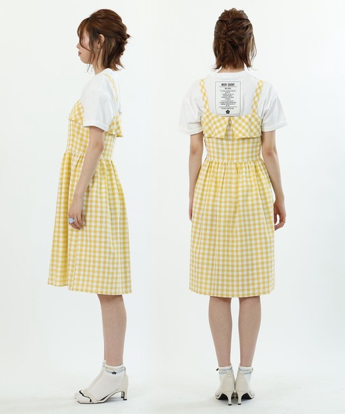 MARY QUANT（マリークワント）の「ギンガムチェックキャミ ワンピース