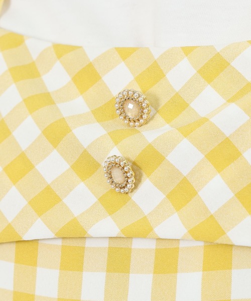 MARY QUANT（マリークワント）の「ギンガムチェックキャミ ワンピース