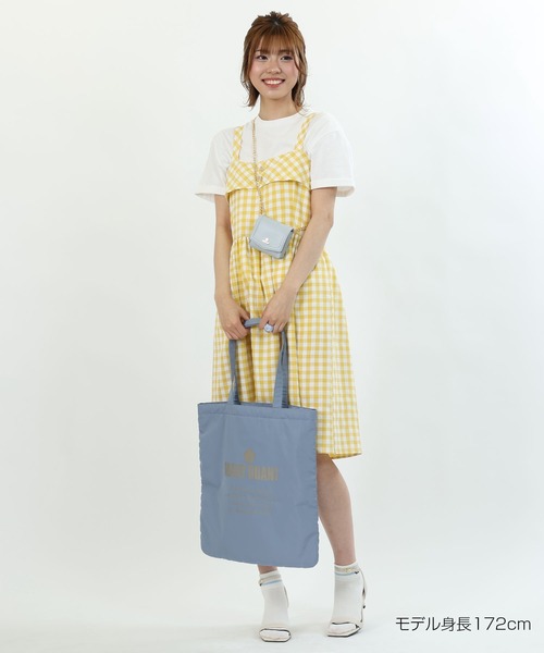 MARY QUANT（マリークワント）の「ギンガムチェックキャミ ワンピース