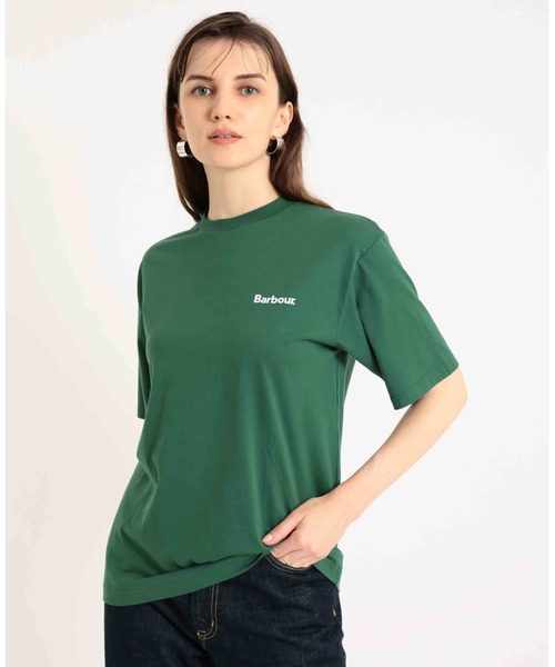 Barbour(バブアー)の「"JAPAN LIMITED" ベーシックロゴ Tシャツ(オーバーサイズフィット)(Tシャツ/カットソー・メンズ・ホワイト/ブラック/グリーン/ライトブルー・XL/L/S/M)」の5枚目の写真