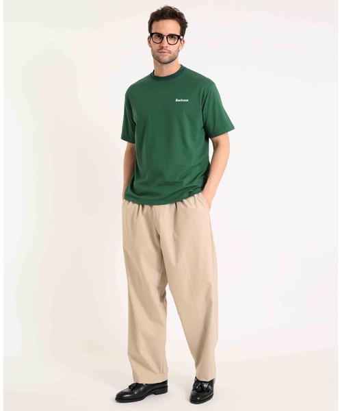 Barbour(バブアー)の「"JAPAN LIMITED" ベーシックロゴ Tシャツ(オーバーサイズフィット)(Tシャツ/カットソー・メンズ・ホワイト/ブラック/グリーン/ライトブルー・XL/L/S/M)」の12枚目の写真