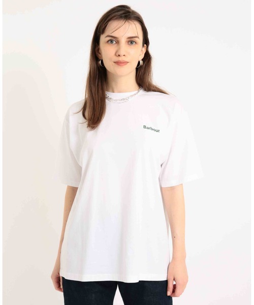 Barbour(バブアー)の「"JAPAN LIMITED" ベーシックロゴ Tシャツ(オーバーサイズフィット)(Tシャツ/カットソー・メンズ・ホワイト/ブラック/グリーン/ライトブルー・XL/L/S/M)」の18枚目の写真