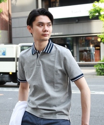 EDIFICE | ◇40/2シルケットカノコ リブポロシャツ(ポロシャツ)