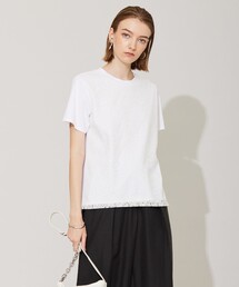 ICB（アイシービー）の「【洗える】レースコンビジャージー プルオーバー（Tシャツ/カットソー）」