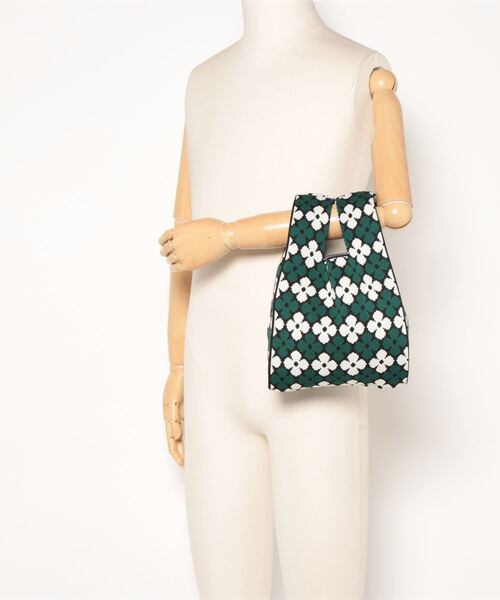 Fun & Daily（ファンアンドデイリー）の「レトロフラワーマルシェバッグ（ハンドバッグ・レディース・グリーン/ブルー・FREE）」の7枚目の写真