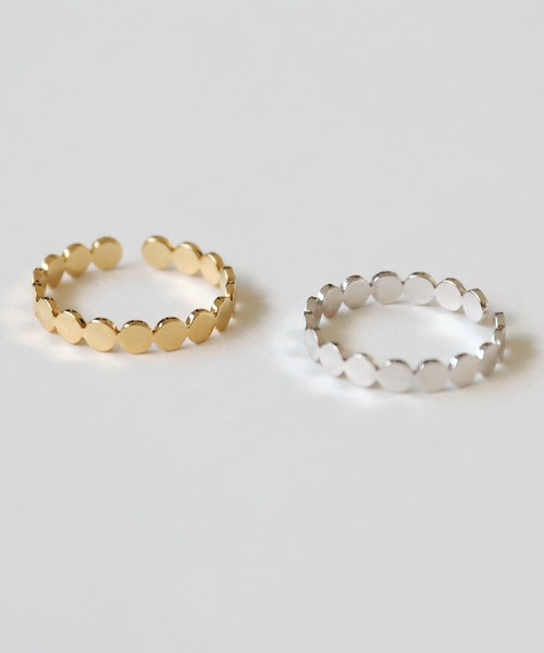 antiqua（アンティカ）の「ドットデザインリング（リング・レディース・シルバー/ゴールド・FREE）」の13枚目の写真