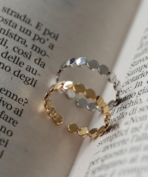 antiqua（アンティカ）の「ドットデザインリング（リング・レディース・シルバー/ゴールド・FREE）」の8枚目の写真