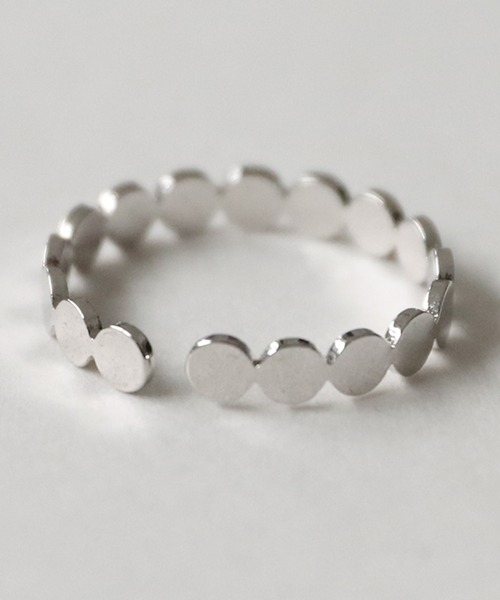 antiqua（アンティカ）の「ドットデザインリング（リング・レディース・シルバー/ゴールド・FREE）」の14枚目の写真