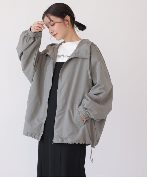 frames RAY CASSIN（フレームスレイカズン）の「ボリュームミドルパーカー（ブルゾン・レディース・ブラック/カーキ/グレイッシュベージュ・FREE）」の13枚目の写真