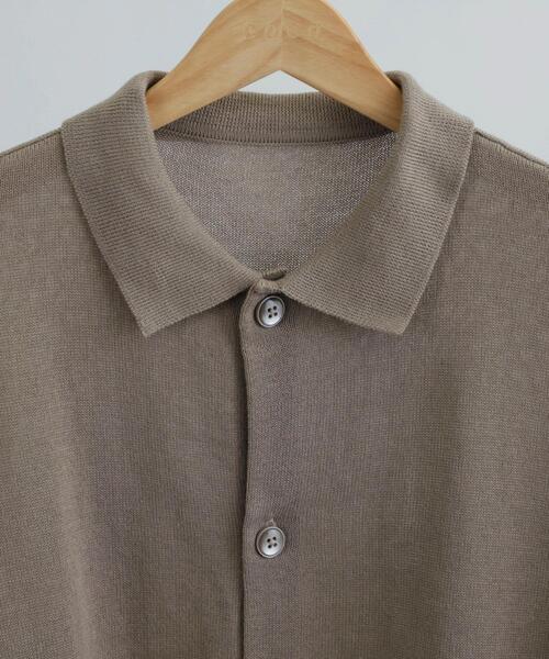 coen（コーエン）の「ポロカラールーズニットカーディガン（カーディガン/ボレロ・メンズ・ブラック/ベージュ・S/M/L/XL）」の19枚目の写真