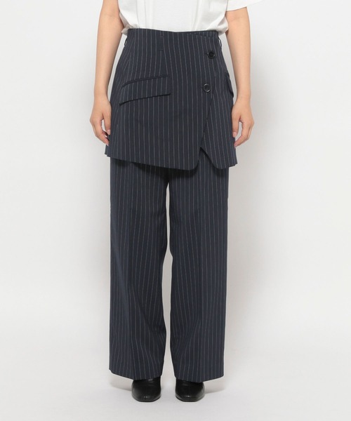 LOWRYS FARM（ローリーズファーム）の「３ＷＡＹセットワイドパンツ　965142（スラックス・レディース・ネイビー/グレー・FREE）」の18枚目の写真