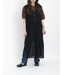 Samansa Mos2 | 前後2WAYレースジレワンピース(ワンピース)