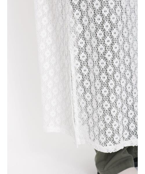 Samansa Mos2（サマンサ モスモス）の「前後2WAYレースジレワンピース（ワンピース・レディース・キナリ/ブラック/オフホワイト・F）」の8枚目の写真