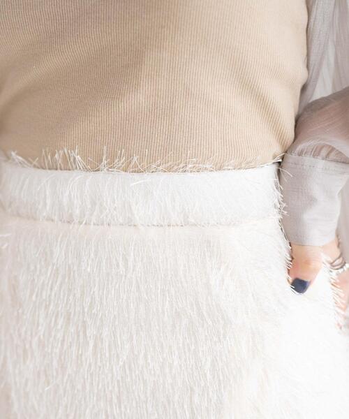 WEGO（ウィゴー）の「WEGO/フリンジロングスカート（スカート・レディース・ブラック/アイボリー・FREE）」の16枚目の写真