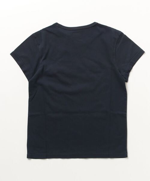 RRL(ダブル アール エル)の「ロゴ コットン ジャージー Tシャツ(Tシャツ/カットソー・レディース・ネイビー系1・2/3/4/1/5)」の4枚目の写真