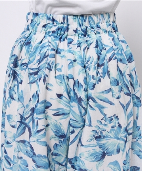 AZUL by moussy（アズールバイマウジー）の「リーフ柄クロプトバギーパンツ（その他パンツ・レディース・カーキ/ブルー系その他・MEDIUM/SMALL/LARGE）」の7枚目の写真