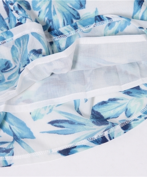 AZUL by moussy（アズールバイマウジー）の「リーフ柄クロプトバギーパンツ（その他パンツ・レディース・カーキ/ブルー系その他・MEDIUM/SMALL/LARGE）」の10枚目の写真