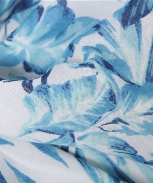 AZUL by moussy（アズールバイマウジー）の「リーフ柄クロプトバギーパンツ（その他パンツ・レディース・カーキ/ブルー系その他・MEDIUM/SMALL/LARGE）」の11枚目の写真