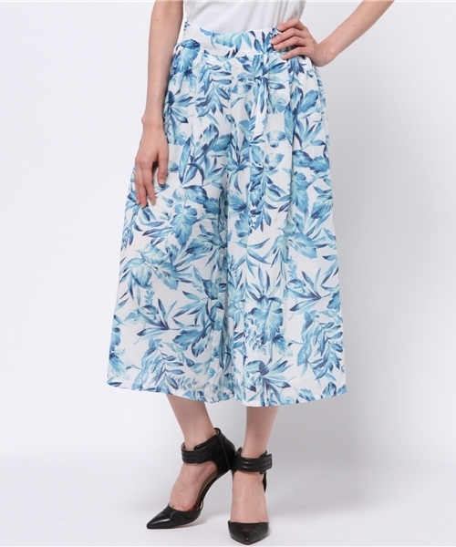 AZUL by moussy（アズールバイマウジー）の「リーフ柄クロプトバギーパンツ（その他パンツ・レディース・カーキ/ブルー系その他・MEDIUM/SMALL/LARGE）」の14枚目の写真