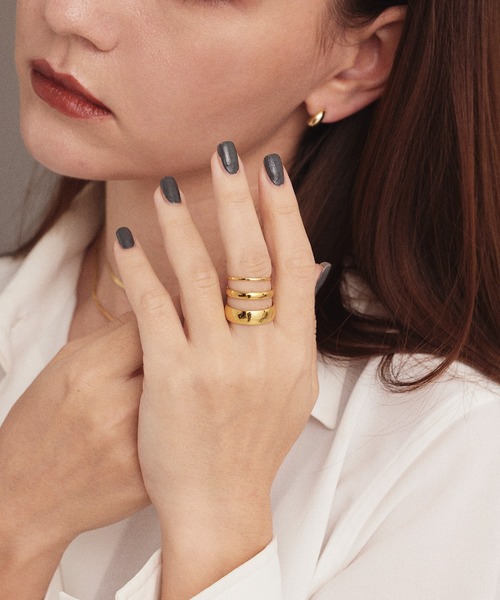 CENE（セネ）の「【CENE】セネ/シンプルリング(3mm)（リング・レディース・ゴールド/シルバー・#13/#9/#11/#14/#12/#15）」の5枚目の写真