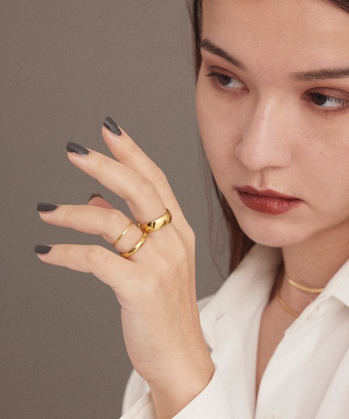 CENE（セネ）の「【CENE】セネ/シンプルリング(3mm)（リング・レディース・ゴールド/シルバー・#13/#9/#11/#14/#12/#15）」の6枚目の写真