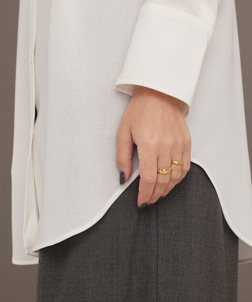 CENE（セネ）の「【CENE】セネ/シンプルリング(3mm)（リング・レディース・ゴールド/シルバー・#13/#9/#11/#14/#12/#15）」の8枚目の写真