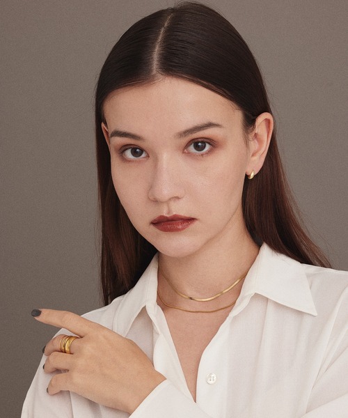 CENE（セネ）の「【CENE】セネ/シンプルリング(3mm)（リング・レディース・ゴールド/シルバー・#13/#9/#11/#14/#12/#15）」の22枚目の写真