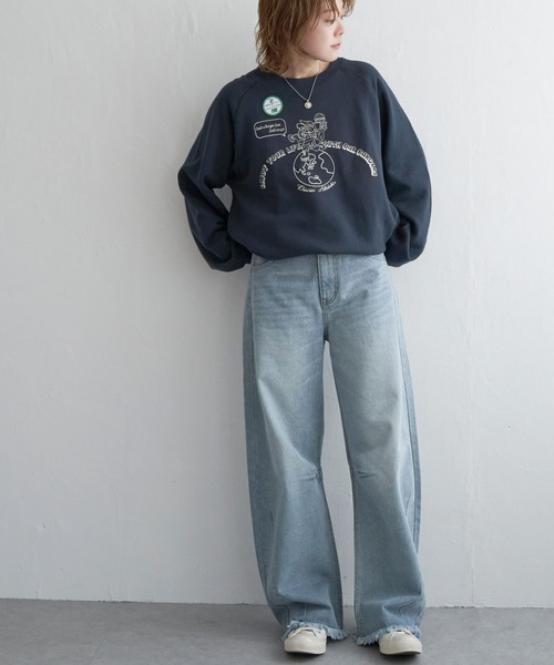 DISCUS ATHLETIC（ディスカス　アスレチック）の「DISCUS ATHLETIC ダイナースウェット（スウェット・レディース・ネイビー/グレー系その他・L/LL）」の20枚目の写真