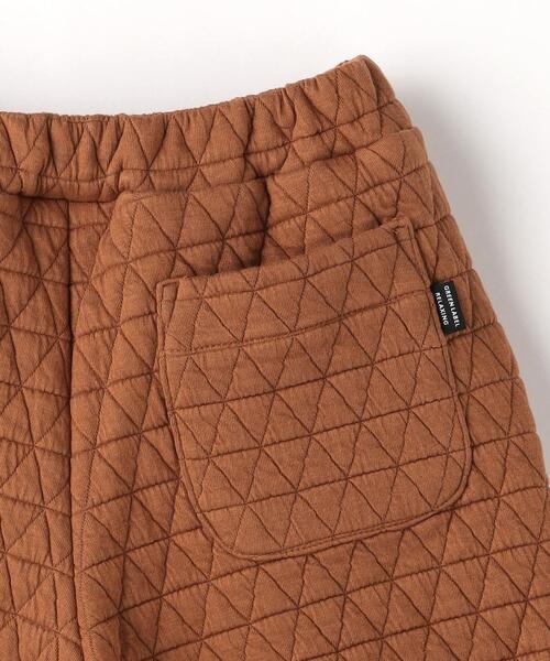 green label relaxing（グリーンレーベルリラクシング）の「TJ キルトジャカード パイピング ショートパンツ110cm-130cm（その他パンツ・キッズ・モカ/ブラック・120cm/130cm/110cm）」の4枚目の写真