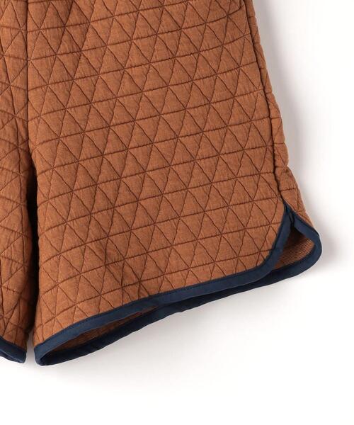 green label relaxing（グリーンレーベルリラクシング）の「TJ キルトジャカード パイピング ショートパンツ110cm-130cm（その他パンツ・キッズ・モカ/ブラック・120cm/130cm/110cm）」の3枚目の写真