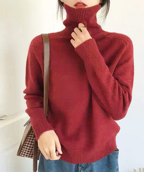 ★新品タグ付★チャンピオン　タートル　セーター CHAMPION / チャンピオン 別注 TURTLENECK SWEAT SHIRT