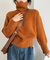 タートルネック」に該当するオレンジ/橙色系のファッション通販 - ZOZOTOWN