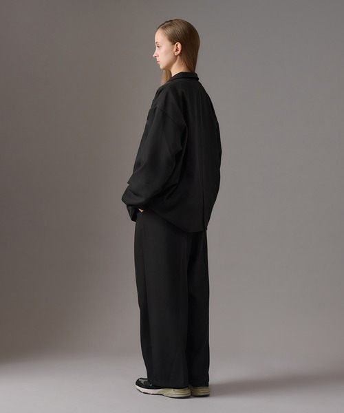 WETTEMPT(ウィテンプト)の「2 TUCK EASY SLACKS(P/PU) /ツータックイージースラックス(P/PU)(スラックス・メンズ・グレー/ブラック/ネイビー・SMALL/MEDIUM/LARGE)」の14枚目の写真