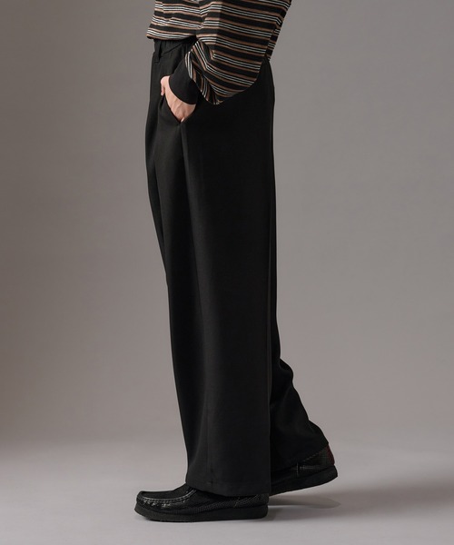 WETTEMPT(ウィテンプト)の「2 TUCK EASY SLACKS(P/PU) /ツータックイージースラックス(P/PU)(スラックス・メンズ・グレー/ブラック/ネイビー・SMALL/MEDIUM/LARGE)」の10枚目の写真