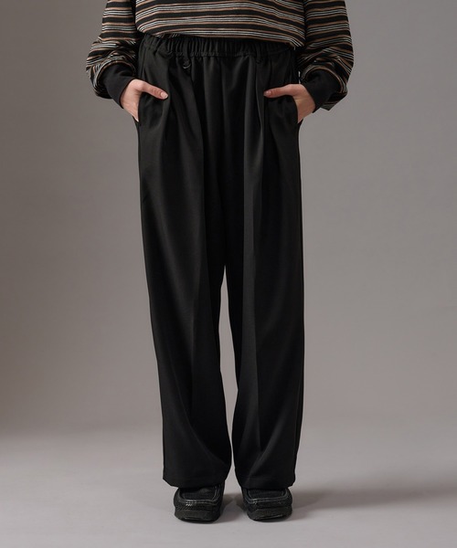 WETTEMPT(ウィテンプト)の「2 TUCK EASY SLACKS(P/PU) /ツータックイージースラックス(P/PU)(スラックス・メンズ・グレー/ブラック/ネイビー・SMALL/MEDIUM/LARGE)」の7枚目の写真