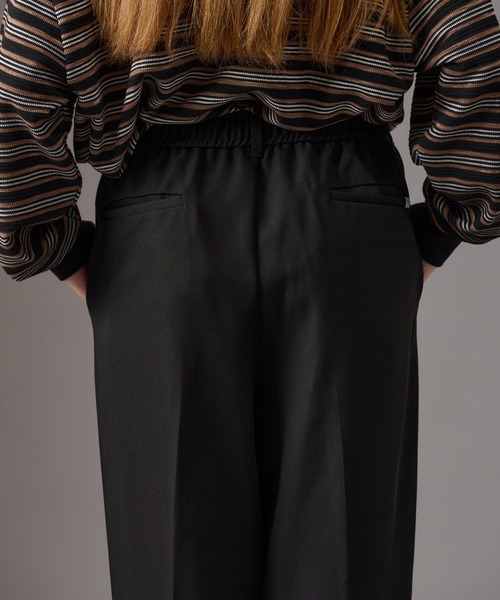 WETTEMPT(ウィテンプト)の「2 TUCK EASY SLACKS(P/PU) /ツータックイージースラックス(P/PU)(スラックス・メンズ・グレー/ブラック/ネイビー・SMALL/MEDIUM/LARGE)」の20枚目の写真
