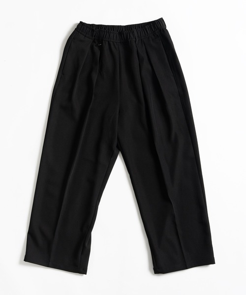 WETTEMPT(ウィテンプト)の「2 TUCK EASY SLACKS(P/PU) /ツータックイージースラックス(P/PU)(スラックス・メンズ・グレー/ブラック/ネイビー・SMALL/MEDIUM/LARGE)」の4枚目の写真