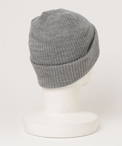 atmos pink（アトモスピンク）の「THE NETWORK BUSINESS LOGO ACRYLIC WATCH CAP / ザネットワークビジネス ロゴ アクリルキャップ（ハンチング/ベレー帽・メンズ・グレー・ONE SIZE）」の2枚目の写真