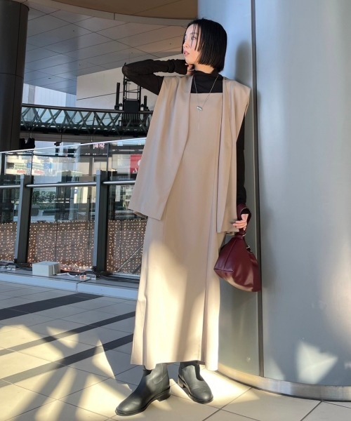 emmi（エミ）の「【emmi atelier】キャミワンピースジレトップス