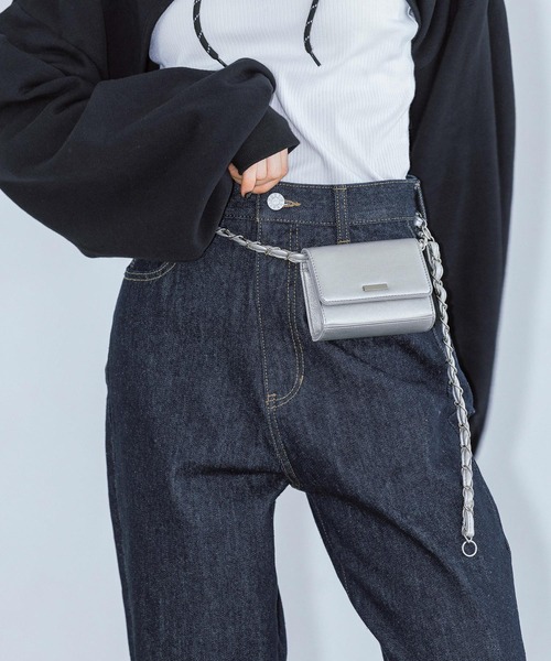 PAGEBOY(ページボーイ)の「2WAYウォレットショルダー(ショルダーバッグ・レディース・シルバー/ピンク/ブラック・FREE)」の9枚目の写真