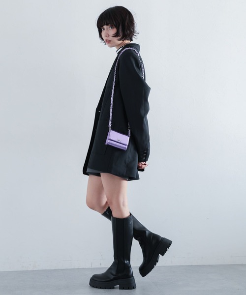 PAGEBOY(ページボーイ)の「2WAYウォレットショルダー(ショルダーバッグ・レディース・シルバー/ピンク/ブラック・FREE)」の11枚目の写真