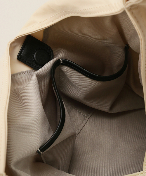 story.（ストーリー）の「【story./ストーリー】 ナイロントライアングルバッグ（トートバッグ・レディース・ホワイト/ブラック・FREE）」の11枚目の写真